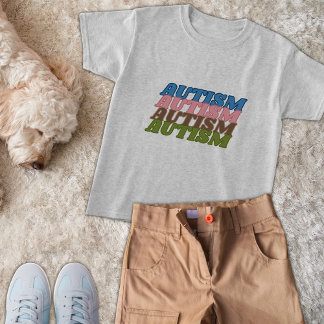 Camiseta Autism Spectrum Trastorno divertido colorido