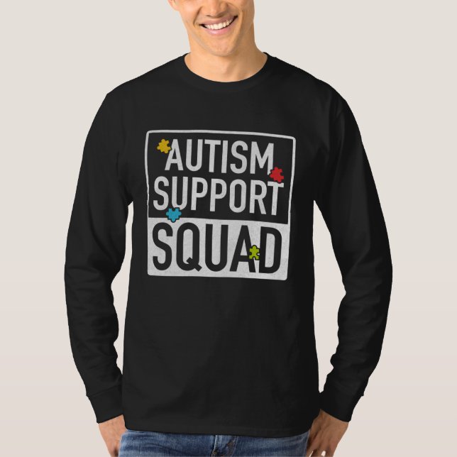 Camiseta Autism Support Squad Autism Parent Support (Anverso)