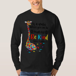 Camiseta Autismin A World Donde Puedes Ser Algo Amable