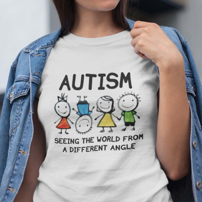 Camiseta Autismo (Autism. Seeing The World From A Different Angle. Shirt)
