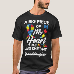 Camiseta Autismo Abuela Abuela Abuela autista Auti