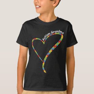 Camiseta Autismo Abuela Autismo Sensibilización Rompecabeza
