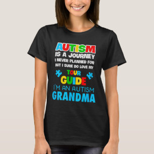 Camiseta Autismo Abuela Neurodivergencia Apoyo a la Difusió