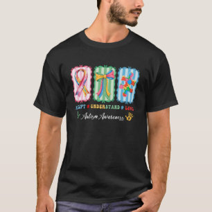 Camiseta Autismo Acepta Entiende Ama Autismo Mamá Verificad