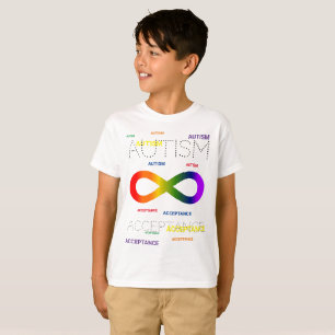 Camiseta Autismo Aceptación infinitos puntos