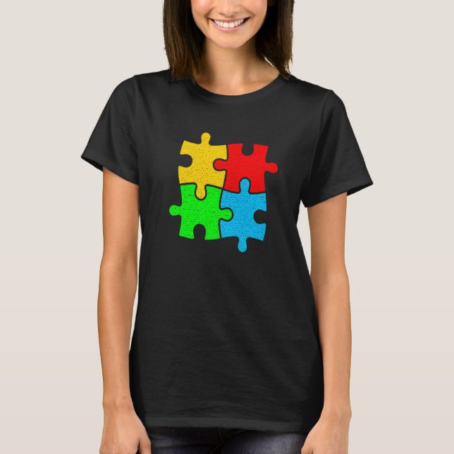 Camiseta Autismo alucinante rompe el autismo Conciencia Amo (Anverso)