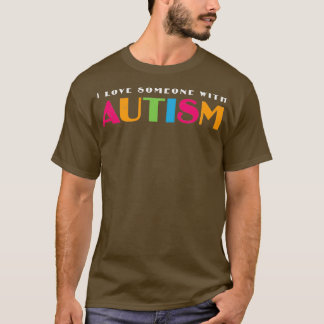 Camiseta Autismo Amo A Alguien Con Conciencia De Autismo