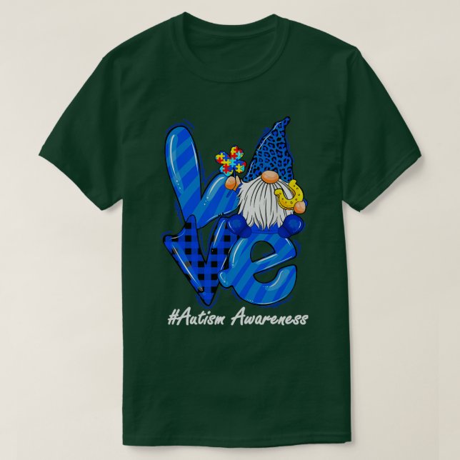 Camiseta Autismo Amor (Diseño del anverso)