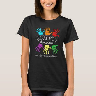 Camiseta Autismo Amor Apoyo Educado Concienciación De Defen