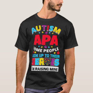 Camiseta Autismo Apa: La gente busca a sus héroes subiendo