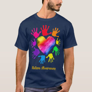 Camiseta Autismo Arcoiris Usamos Corazón Arcoiris Para Aut