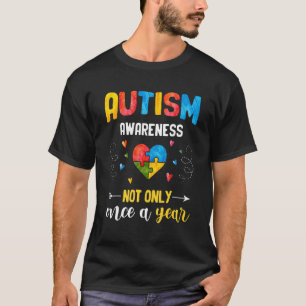 Camiseta Autismo Asperger Autista Síndrome Aspie Puzzle Aut
