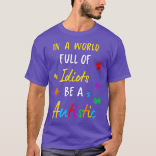 Camiseta Autismo Asperger Autista Síndrome Aspie Puzzle Aut