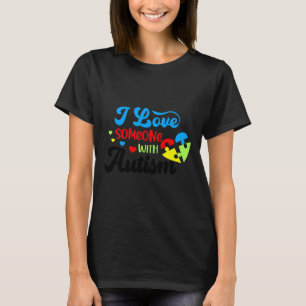 Camiseta Autismo Autismo Amo A Alguien Con Autismo