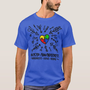 Camiseta Autismo autismo conciencia amabilidad amor esperan