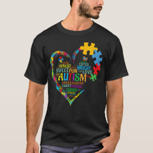 Camiseta Autismo Autismo Corazón Autismo Conciencia Apoyo A