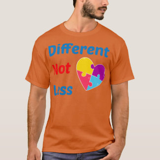 Camiseta Autismo Autismo Diferente, No Menos Autismo Autism