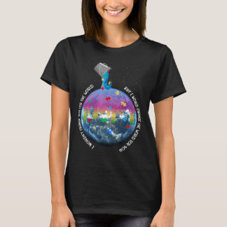 Camiseta Autismo-Autismo La Conciencia Cambia El Mundo Para