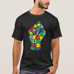 Camiseta Autismo autista Conciencia Amabilidad Mano Rompeca