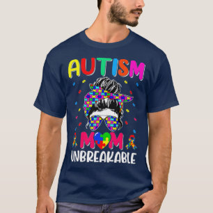 Camiseta Autismo autista Conciencia de mamá Vida Mujeres bl