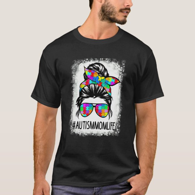Camiseta Autismo autista Conciencia de mamá Vida Mujeres bl (Anverso)