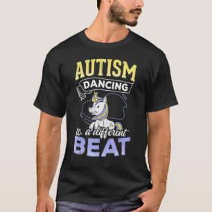 Camiseta Autismo Bailando A Un Golpe Diferente - Bailando A