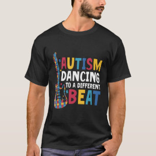Camiseta Autismo Bailando A Un Golpe Diferente Por Autismo