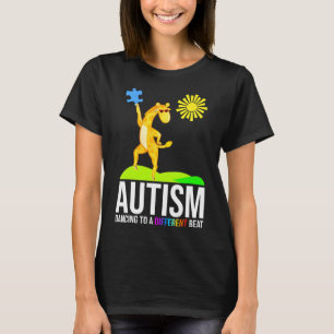 Camiseta Autismo Bailando Al Compás De Un Ritmo Divertido C