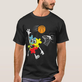 Camiseta Autismo Baloncesto Autismo Guerrero Baloncesto Jug