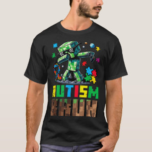 Camiseta Autismo bruh dab asd conciencia gamer niños yout