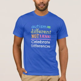 Camiseta Autismo=Camiseta De Sensibilización Diferente No M