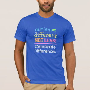 Camiseta Autismo=Camiseta De Sensibilización Diferente No M