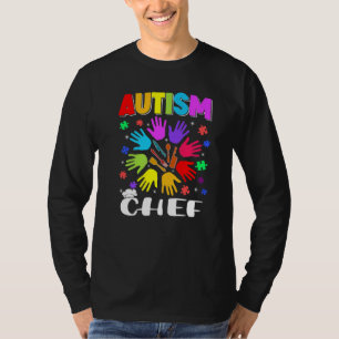 Camiseta Autismo Chef Puzzle Autism Awareness Autistic Supp