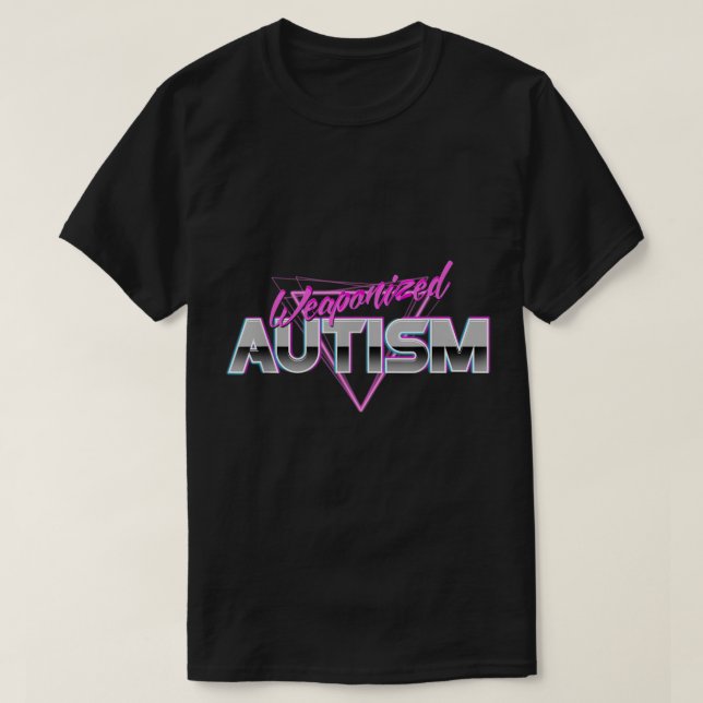 Camiseta Autismo con armas (Diseño del anverso)