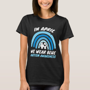 Camiseta Autismo Conciencia Abril Azul Amor Apoyo autista