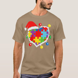 Camiseta Autismo Conciencia Amor Pieza de rompecabezas Chri