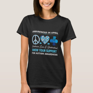 Camiseta Autismo Conciencia Autismo Individuos autistas Aut