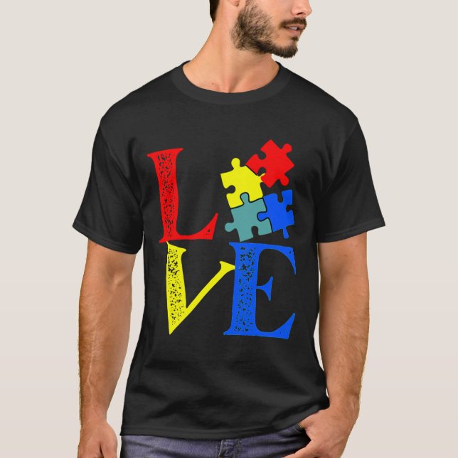 Camiseta Autismo Conciencia Autismo Madre Madre Madre Tee A (Anverso)