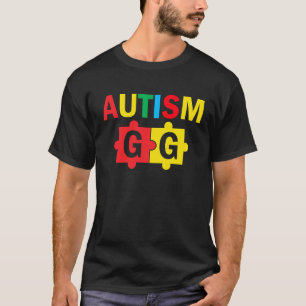 Camiseta Autismo Conciencia Círculo Cinta De Conciencia Org