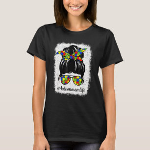 Camiseta Autismo Conciencia Desordenada Madre Madre Vida Ro