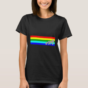 Camiseta Autismo Conciencia Elefante Camina Multicolor Band