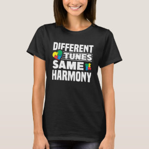 Camiseta Autismo Conciencia Mes Diferentes Tunes Mismo Harm