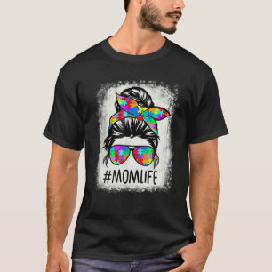 Camiseta Autismo Conciencia Momlife Bromeante Rompecabezas