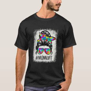 Camiseta Autismo Conciencia Momlife Bromeante Rompecabezas 