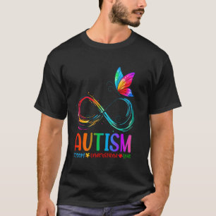 Camiseta Autismo Conciencia Neurodiversidad Símbolo Infinit
