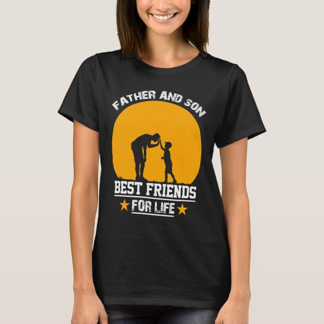 Camiseta Autismo Conciencia Padre E Hijo Mejor Amigo De L (Anverso)