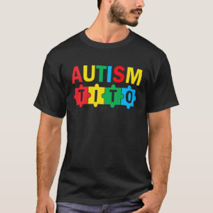 Camiseta Autismo Conciencia Rompiendo Cinta De Cinta Orgull