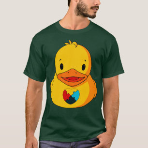 Camiseta Autismo Conciencia sobre el Duque del Caucho