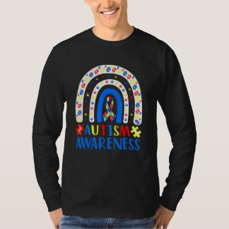 Camiseta Autismo Conciencia sobre el rompecabezas del arcoi