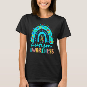 Camiseta Autismo Conciencia sobre el rompecabezas del arcoi
